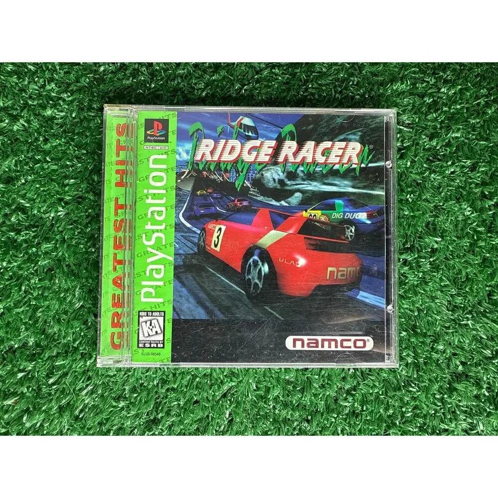 Ridge Racer (Sony PlayStation 1, PS1 1995) CIB Tested